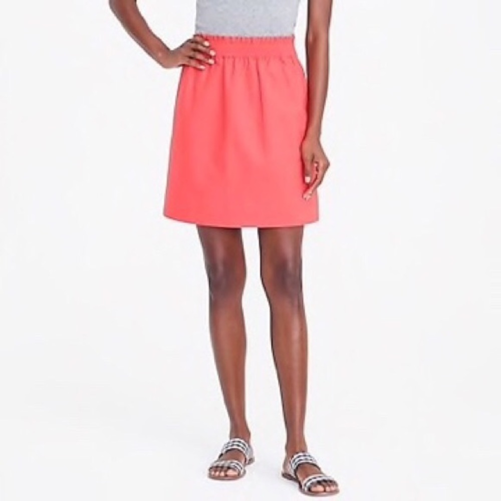 J. Crew linen sidewalk skirt